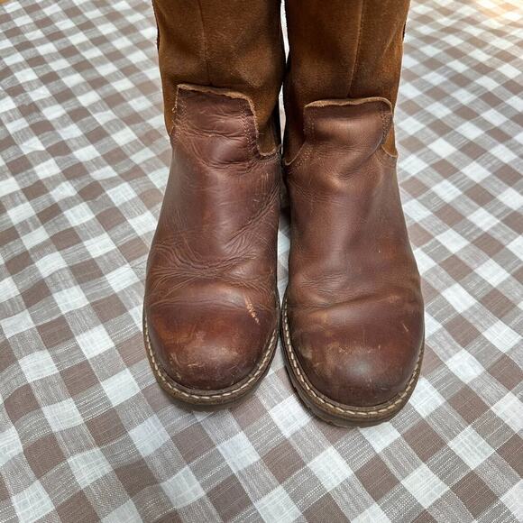 Bos. & Co. Hudson Waterproof Boot in Cognac / Redwood Gobi / Suede - Picture 2 of 16